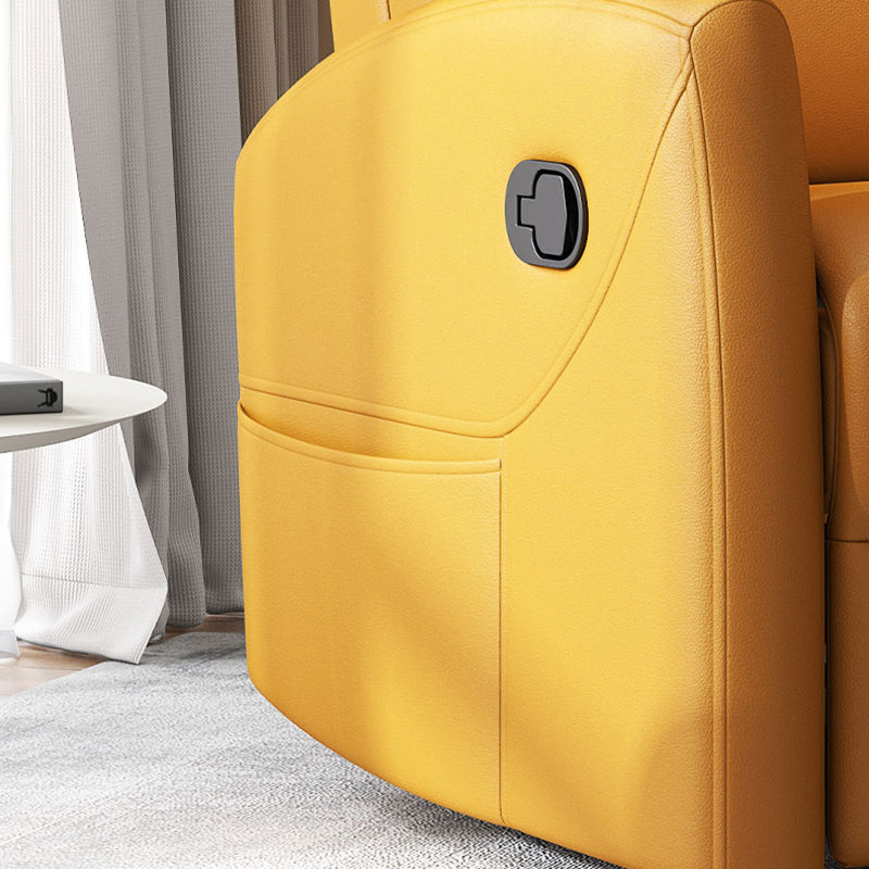 25.98" Wide Manual Recliner Modernism Recliner Chairs with Swivel Glider Base Clearhalo 'Chairs & Seating' 'furn' 'furn_recliners' 'Furniture' 'Living Room Furniture' 'Recliners' 7406026