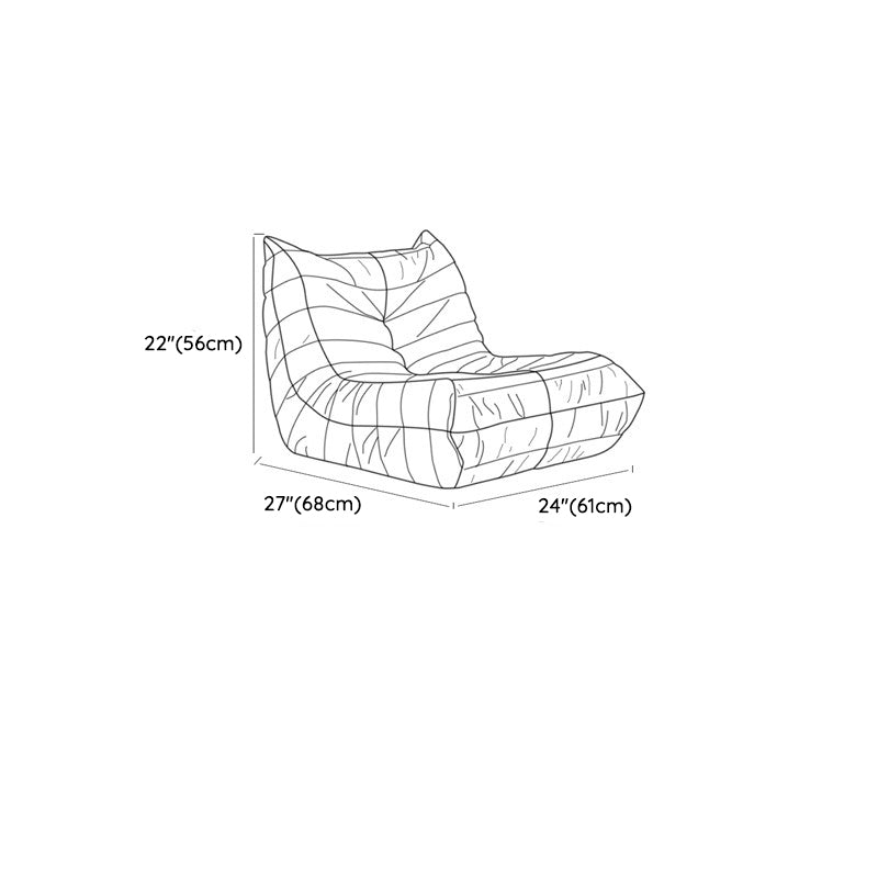 Contemporary Sofa Tufted Split-Back White Seating for Living Room