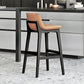 Scandinavian Indoor Solid Wood Bar Stool Upholstered Bar Stool Clearhalo 'Bar Furniture' 'Bar Stools' 'bar_stools' 'furn' 'furn_bar_stools' 'Furniture' 'Kitchen & Dining Furniture' 7407225