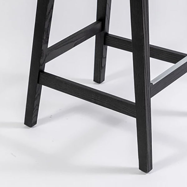 Scandinavian Indoor Solid Wood Bar Stool Upholstered Bar Stool Clearhalo 'Bar Furniture' 'Bar Stools' 'bar_stools' 'furn' 'furn_bar_stools' 'Furniture' 'Kitchen & Dining Furniture' 7407232