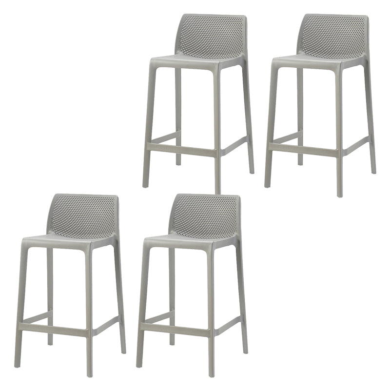 Sgabelli da bar in plastica in plastica in stile moderno sgabelli da bar per sala da pranzo