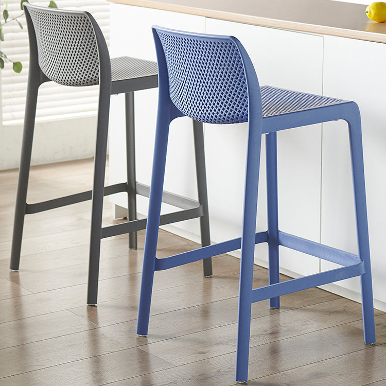 Sgabelli da bar in plastica in plastica in stile moderno sgabelli da bar per sala da pranzo