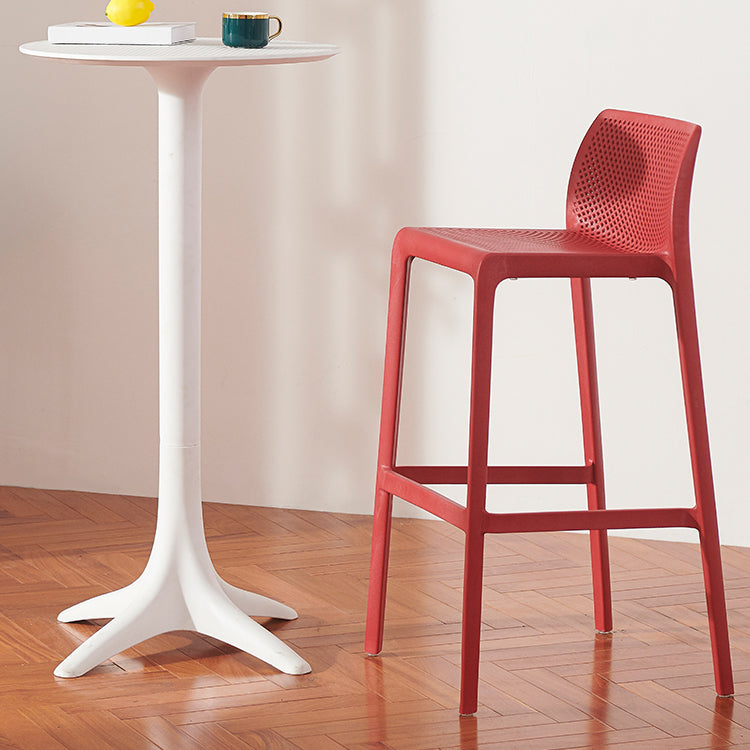 Sgabelli da bar in plastica in plastica in stile moderno sgabelli da bar per sala da pranzo