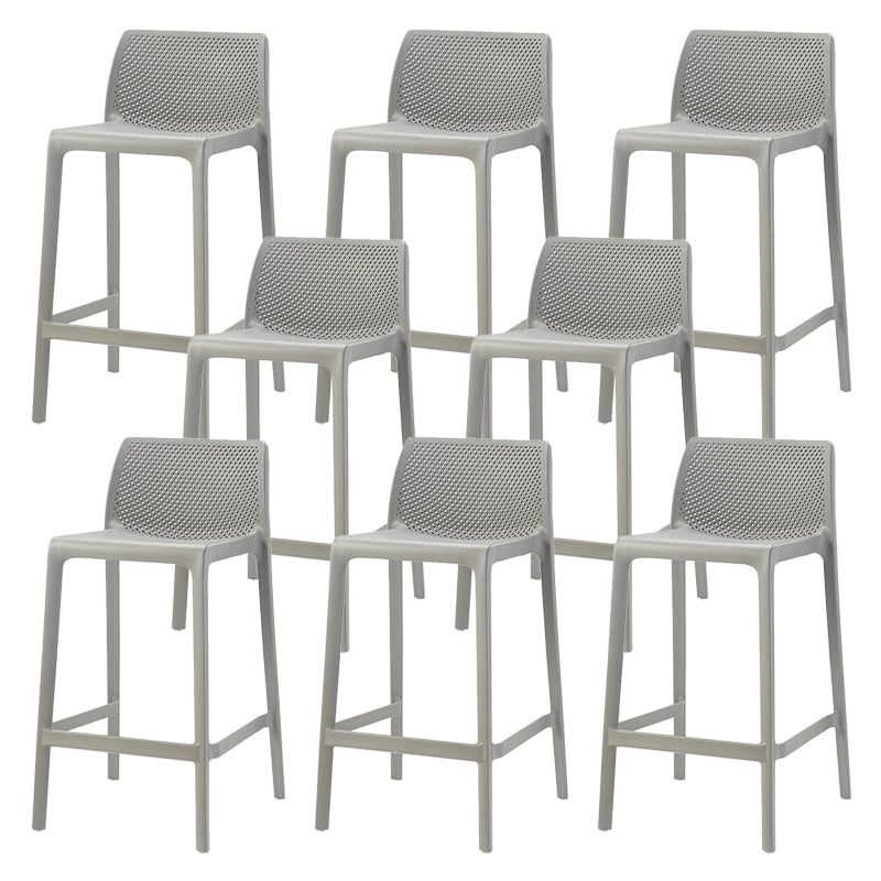 Sgabelli da bar in plastica in plastica in stile moderno sgabelli da bar per sala da pranzo