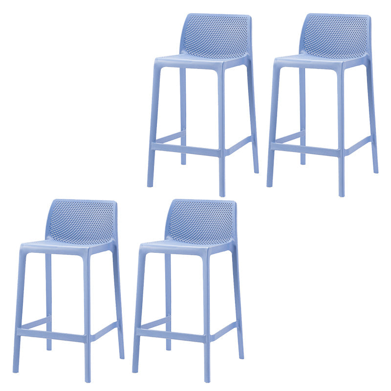 Sgabelli da bar in plastica in plastica in stile moderno sgabelli da bar per sala da pranzo