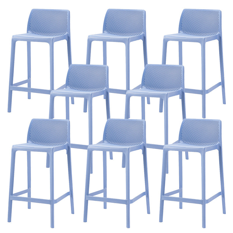 Sgabelli da bar in plastica in plastica in stile moderno sgabelli da bar per sala da pranzo