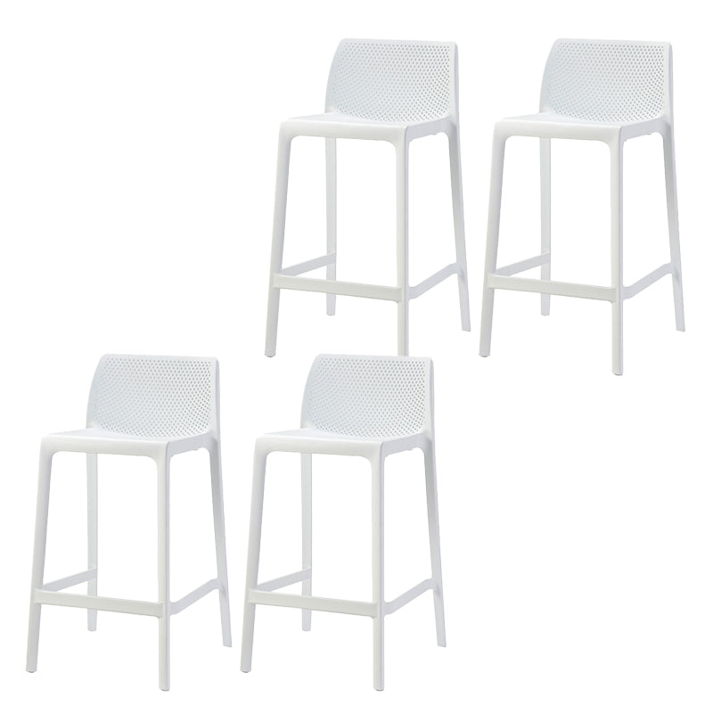 Sgabelli da bar in plastica in plastica in stile moderno sgabelli da bar per sala da pranzo