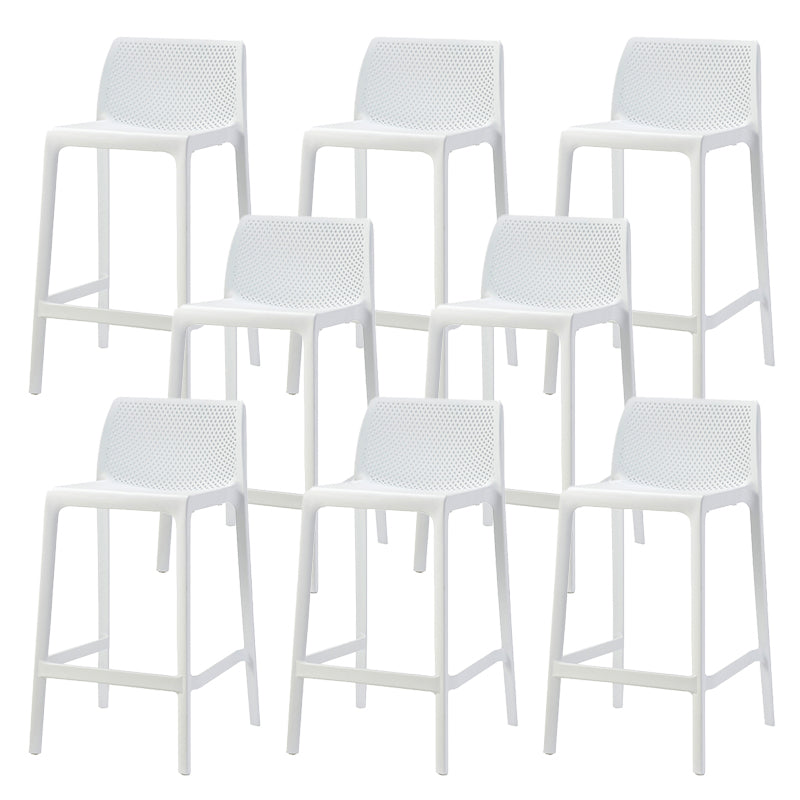 Sgabelli da bar in plastica in plastica in stile moderno sgabelli da bar per sala da pranzo