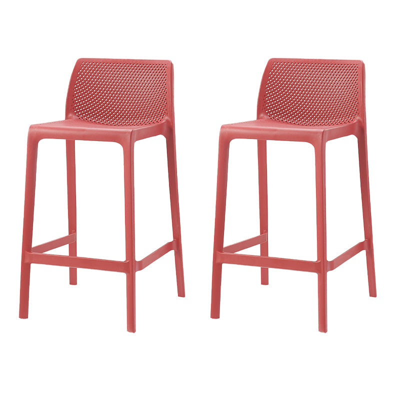 Sgabelli da bar in plastica in plastica in stile moderno sgabelli da bar per sala da pranzo