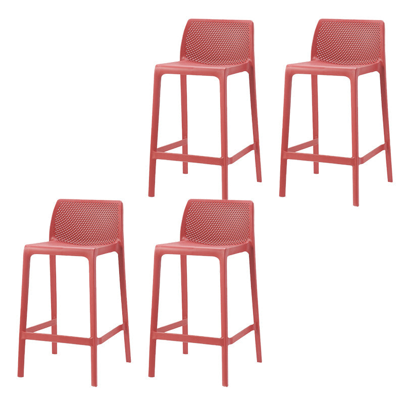 Sgabelli da bar in plastica in plastica in stile moderno sgabelli da bar per sala da pranzo