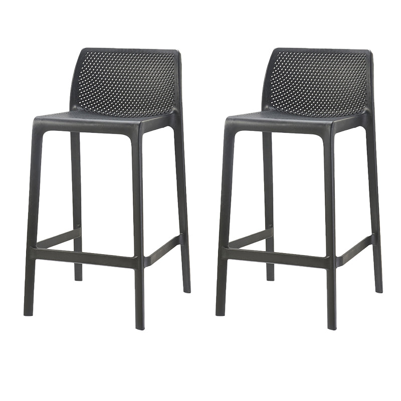 Sgabelli da bar in plastica in plastica in stile moderno sgabelli da bar per sala da pranzo