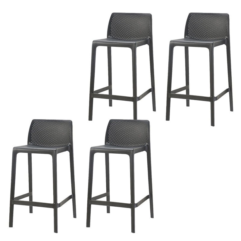 Sgabelli da bar in plastica in plastica in stile moderno sgabelli da bar per sala da pranzo