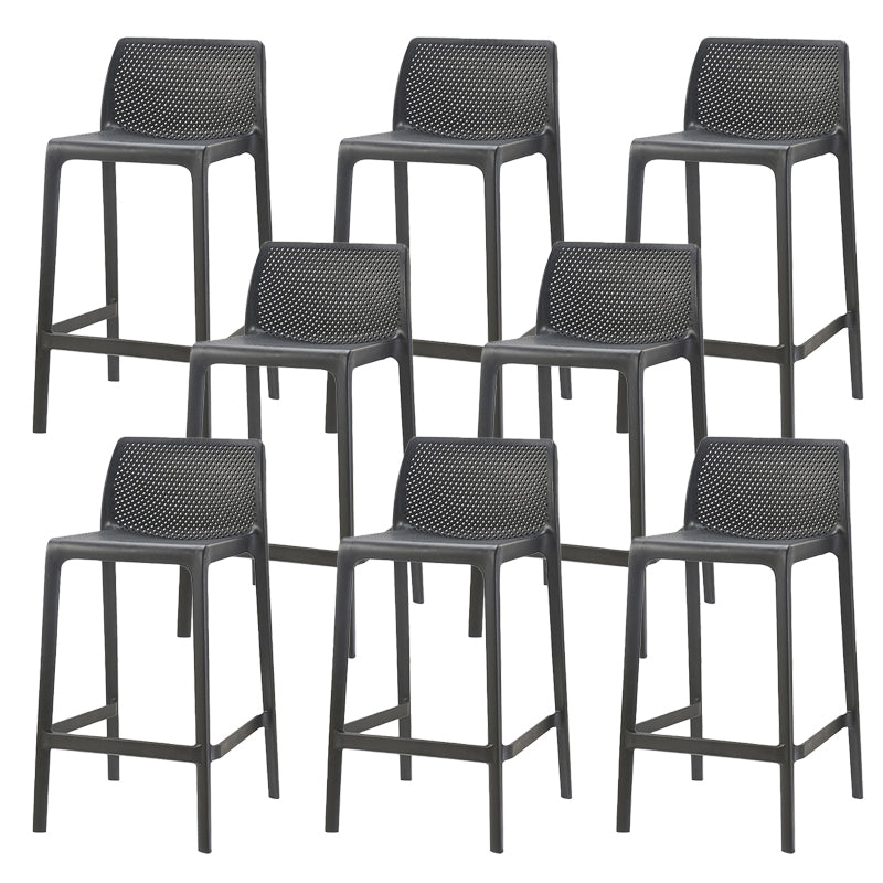 Sgabelli da bar in plastica in plastica in stile moderno sgabelli da bar per sala da pranzo