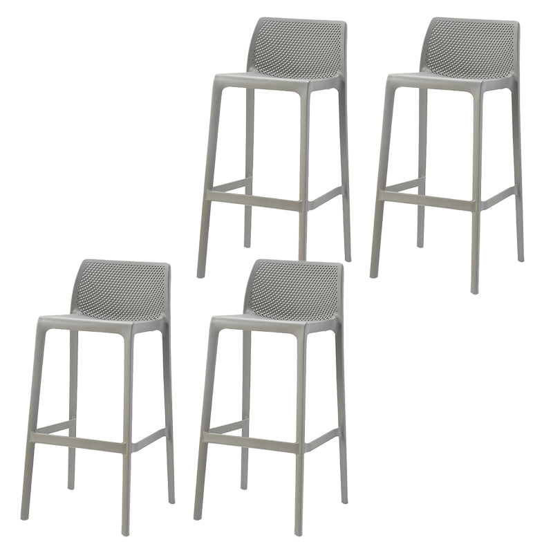 Sgabelli da bar in plastica in plastica in stile moderno sgabelli da bar per sala da pranzo