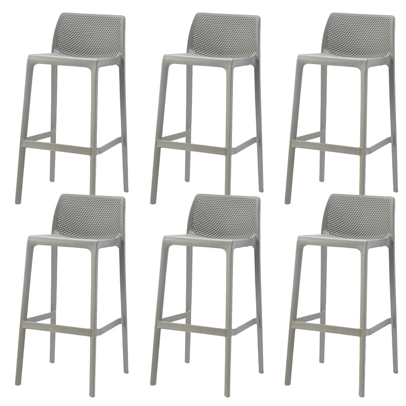 Sgabelli da bar in plastica in plastica in stile moderno sgabelli da bar per sala da pranzo