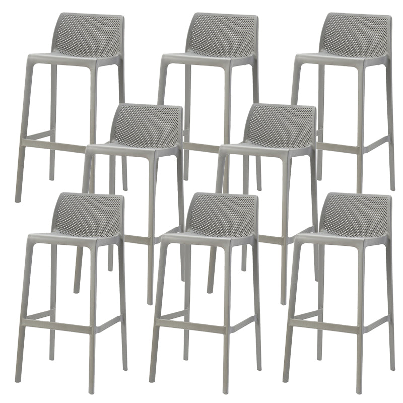 Sgabelli da bar in plastica in plastica in stile moderno sgabelli da bar per sala da pranzo