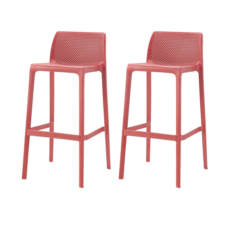 Sgabelli da bar in plastica in plastica in stile moderno sgabelli da bar per sala da pranzo