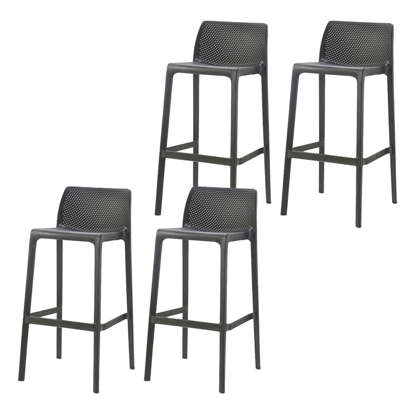 Sgabelli da bar in plastica in plastica in stile moderno sgabelli da bar per sala da pranzo