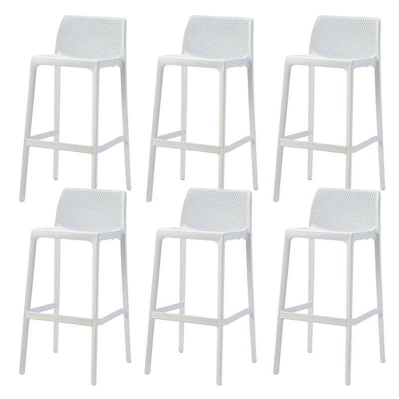 Sgabelli da bar in plastica in plastica in stile moderno sgabelli da bar per sala da pranzo