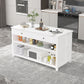 Modern Style Stone Bar Dining Table Rectangle Bar Table for Kitchen White Without Chairs Clearhalo 'Bar Furniture' 'Bar Tables' 'bar_tables' 'furn' 'furn_bar_tables' 'Furniture' 'Kitchen & Dining Furniture' 7407687
