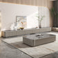 Pedestal Glam Coffee Table Rectangle Slate Single Coffee Table with Drawer Clearhalo 'Coffee & Accent Tables' 'Coffee Tables' 'coffee_tables' 'furn' 'furn_coffee_tables' 'Furniture' 'Living Room Furniture' 7407840