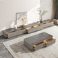 Pedestal Glam Coffee Table Rectangle Slate Single Coffee Table with Drawer Clearhalo 'Coffee & Accent Tables' 'Coffee Tables' 'coffee_tables' 'furn' 'furn_coffee_tables' 'Furniture' 'Living Room Furniture' 7407844