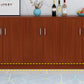 Server da pranzo contemporaneo Scaffali regolabili Gabinetto della credenza con ripiani