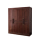 Contemporary Wardrobe Armoire Wood Wardrobe Closet with Doors and Drawers