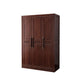 Contemporary Wardrobe Armoire Wood Wardrobe Closet with Doors and Drawers