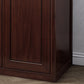 Contemporary Wardrobe Armoire Wood Wardrobe Closet with Doors and Drawers