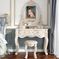 Victorian Bedroom Makeup Vanity Desk Table White Vanity Dressing Table Clearhalo 'Bedroom Furniture' 'furn' 'furn_makeup_vanities' 'Furniture' 'Makeup Vanities' 'makeup_vanities' 7408639