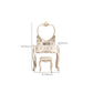 Victorian Bedroom Makeup Vanity Desk Table White Vanity Dressing Table Clearhalo 'Bedroom Furniture' 'furn' 'furn_makeup_vanities' 'Furniture' 'Makeup Vanities' 'makeup_vanities' 7408655