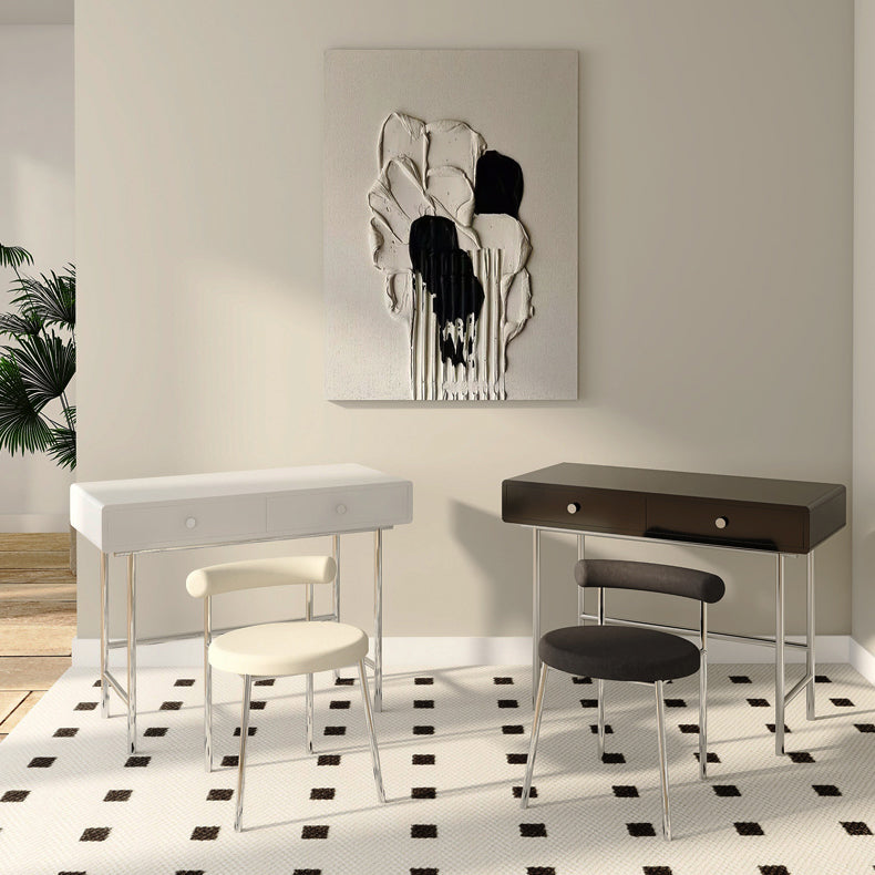 Contemporary Makeup Vanity Desk Storage Box Makeup Vanity Set with Drawers