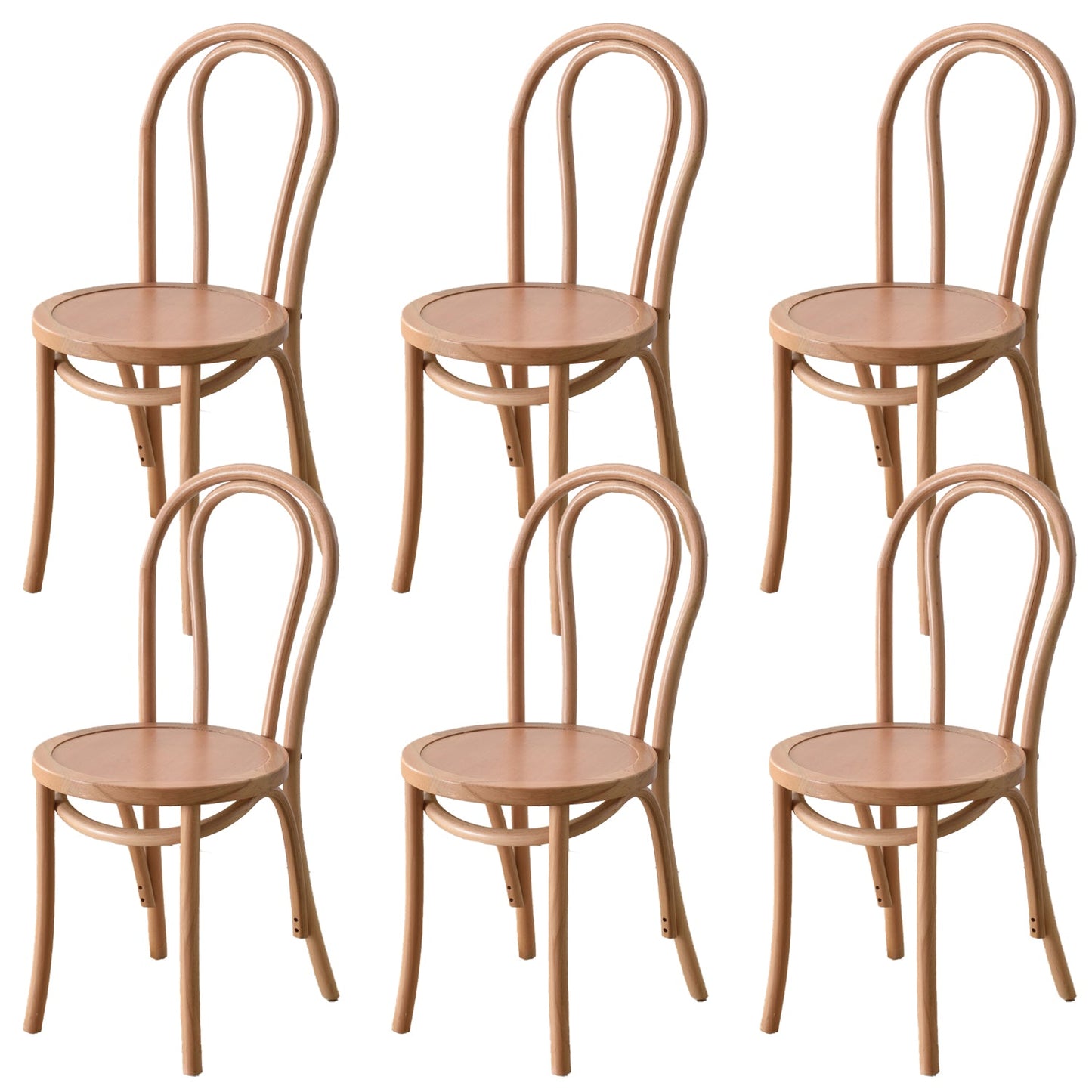 Speisesaal Armless Essstuhl offener Rücken