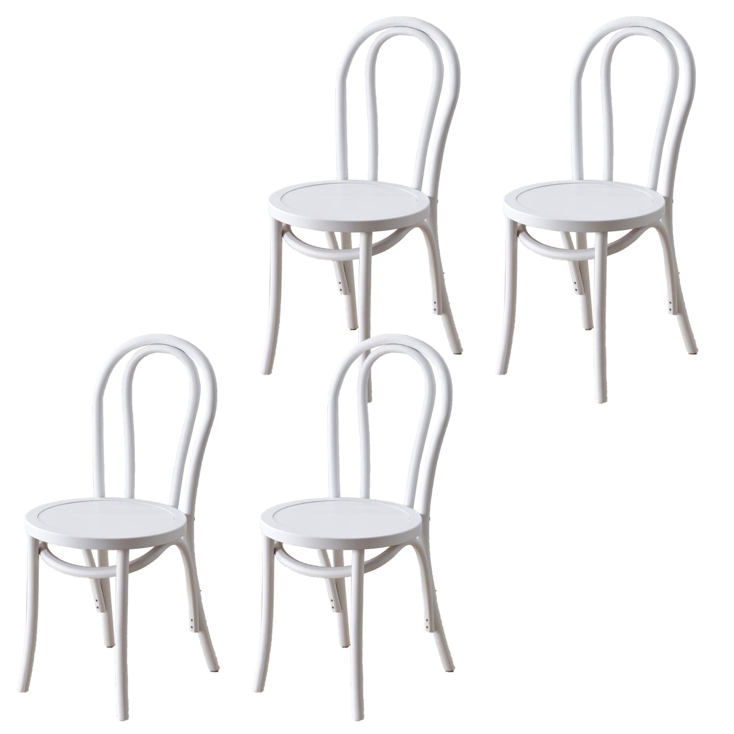 Speisesaal Armless Essstuhl offener Rücken