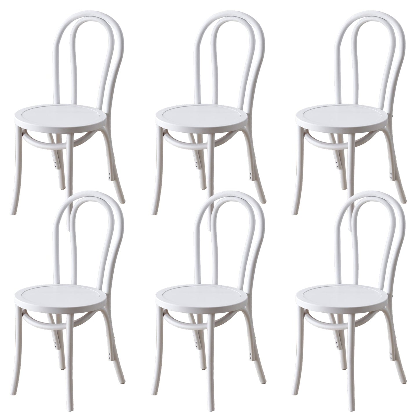 Speisesaal Armless Essstuhl offener Rücken