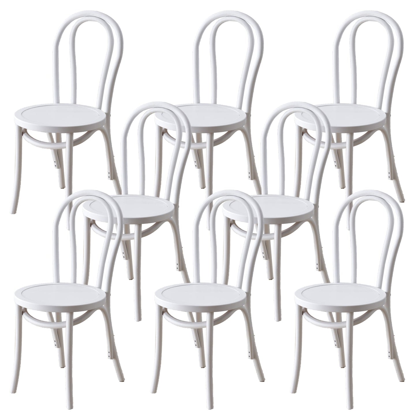 Speisesaal Armless Essstuhl offener Rücken