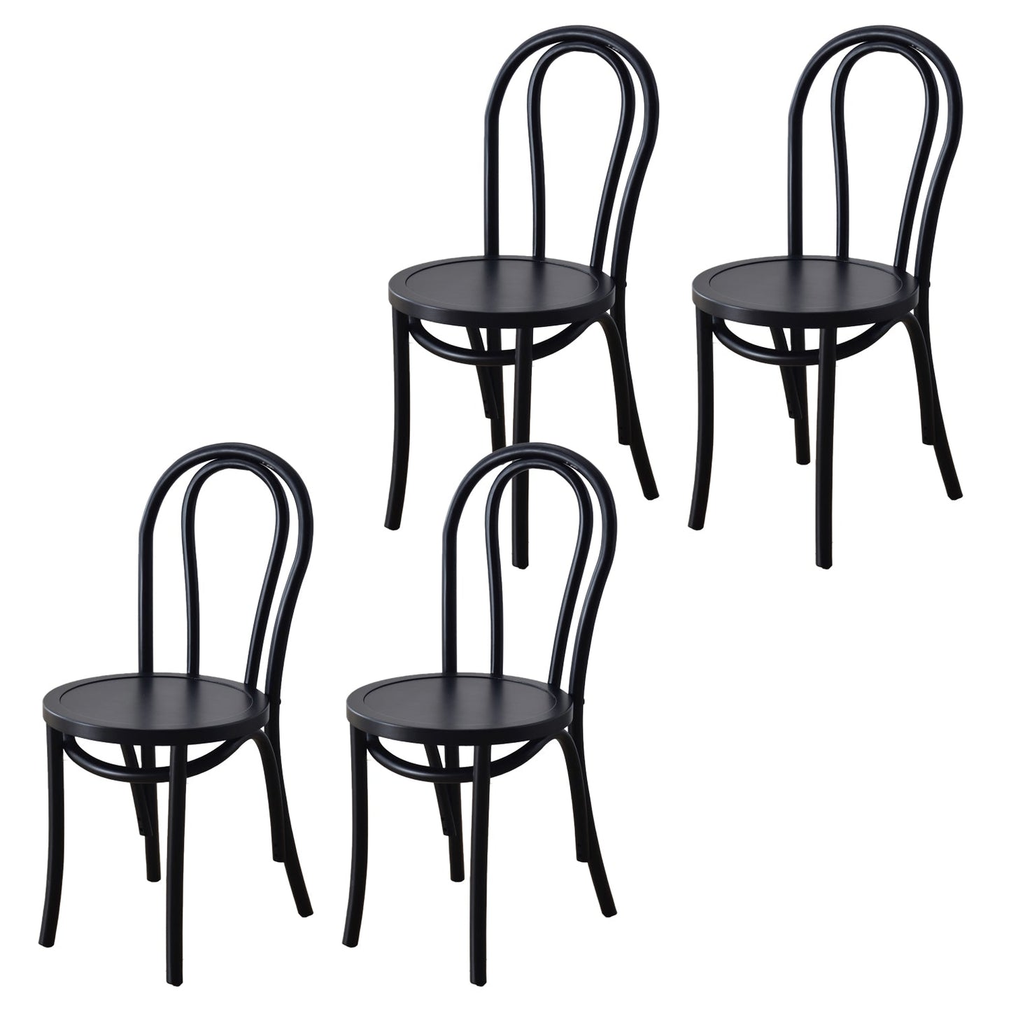 Speisesaal Armless Essstuhl offener Rücken