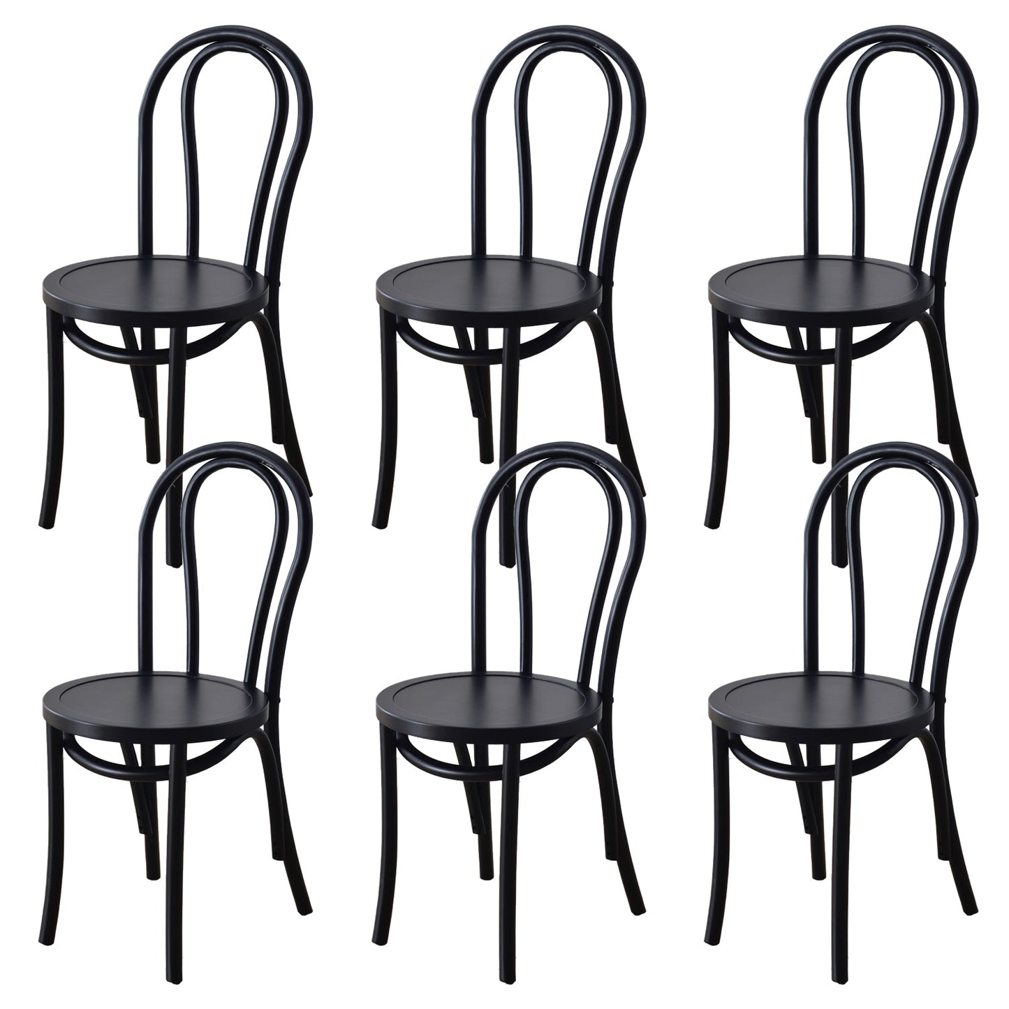 Speisesaal Armless Essstuhl offener Rücken