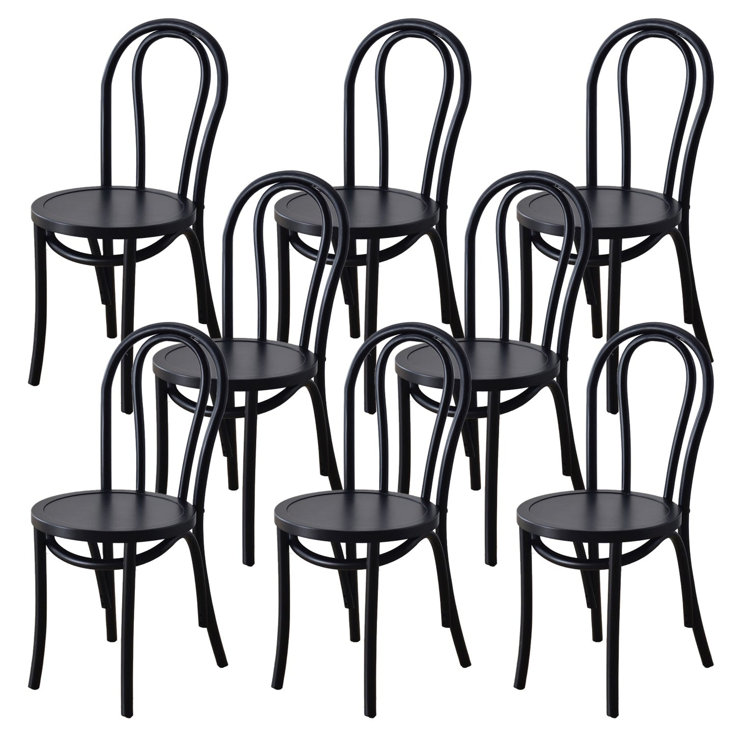 Speisesaal Armless Essstuhl offener Rücken