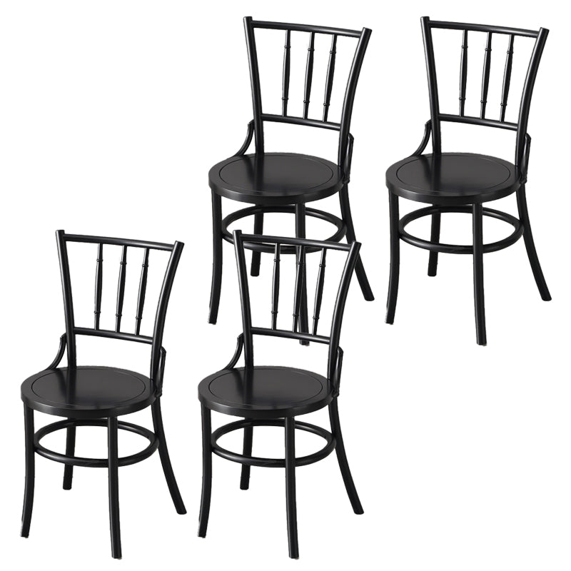 Speisesaal Armless Essstuhl offener Rücken