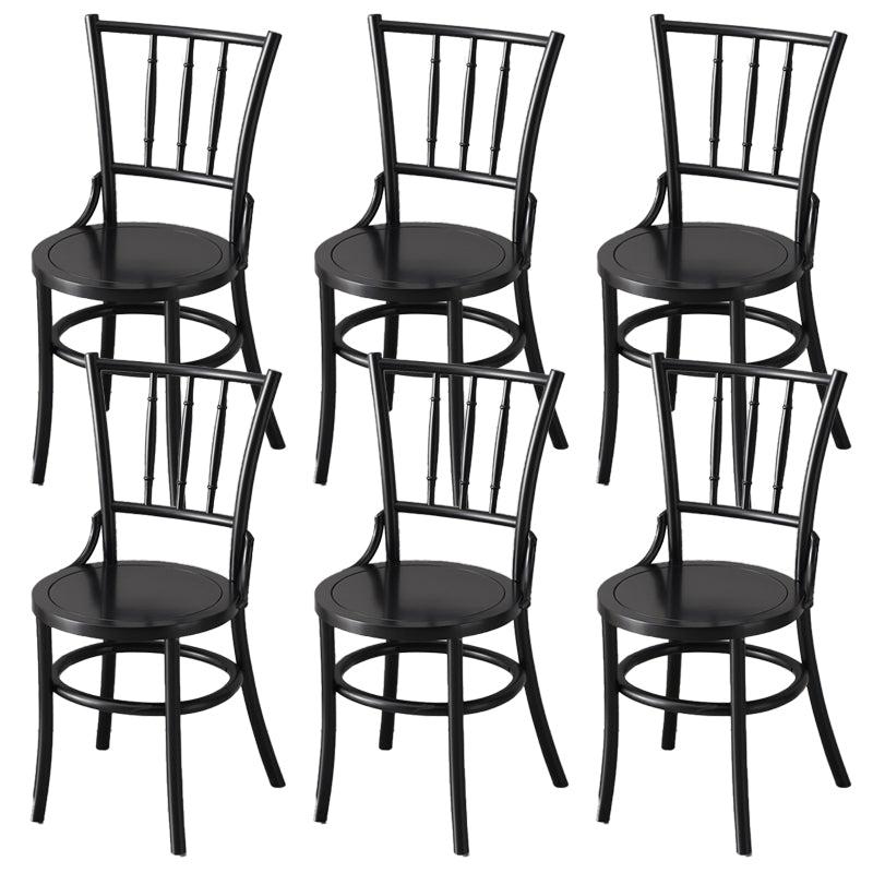 Speisesaal Armless Essstuhl offener Rücken