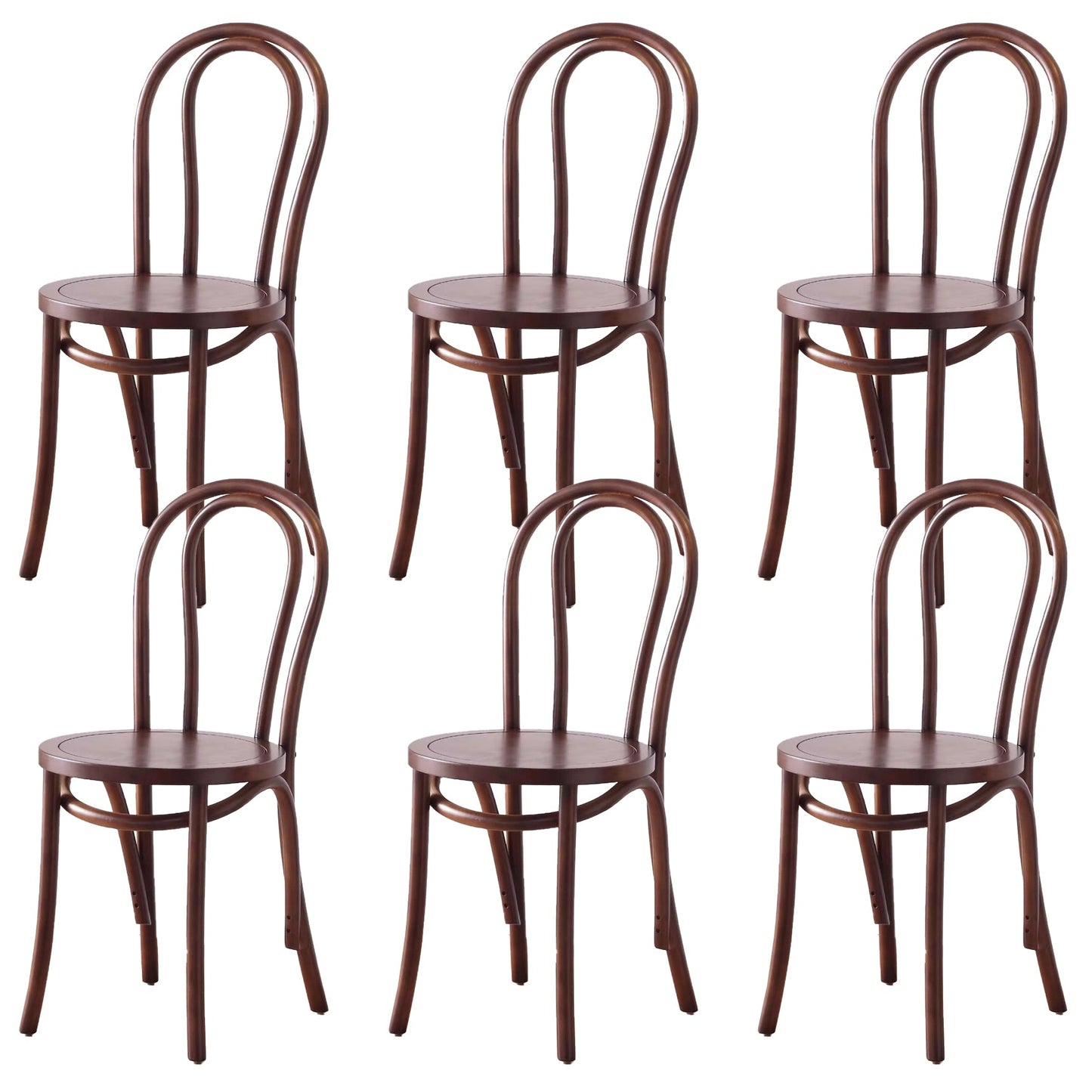 Speisesaal Armless Essstuhl offener Rücken