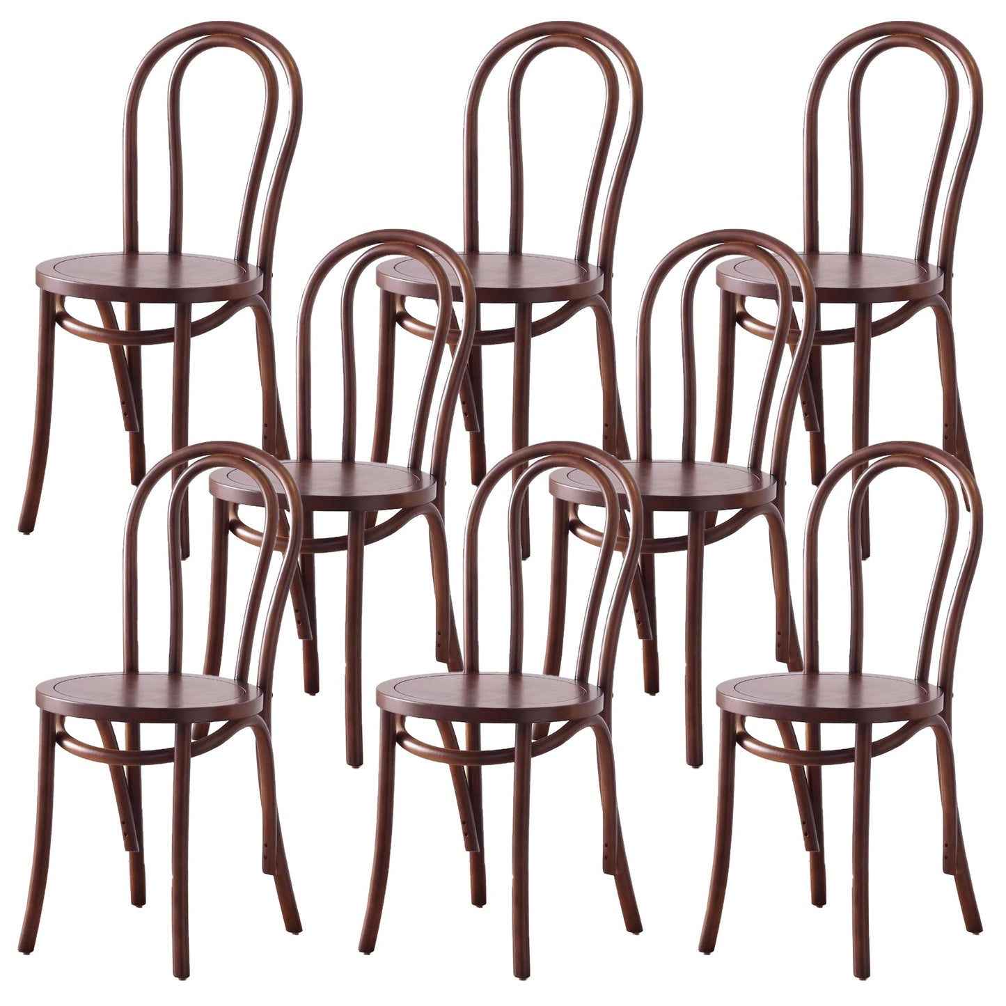 Speisesaal Armless Essstuhl offener Rücken