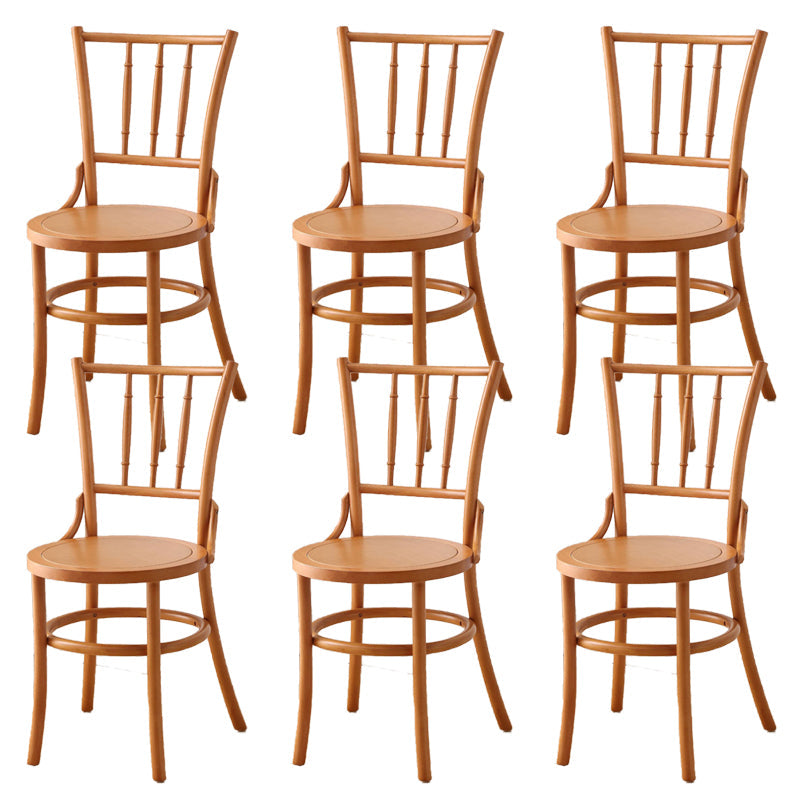 Speisesaal Armless Essstuhl offener Rücken