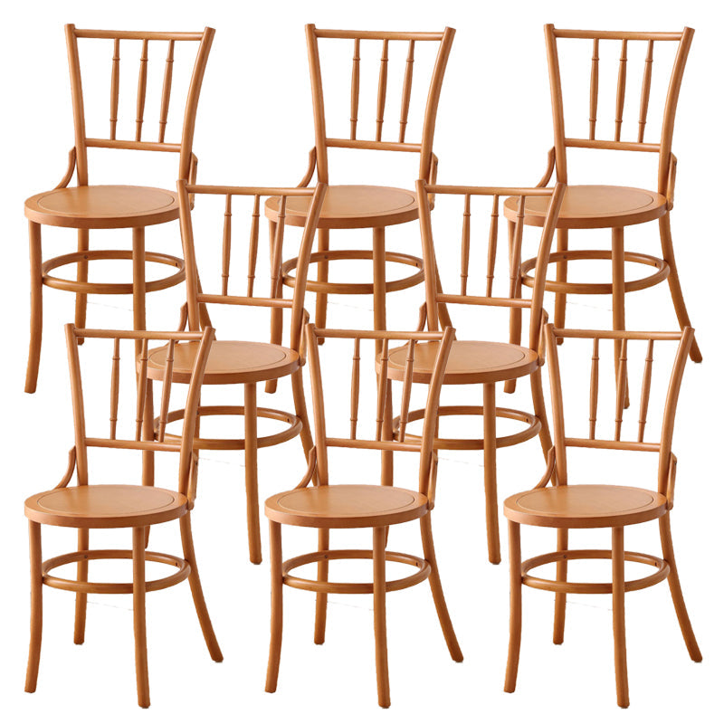 Speisesaal Armless Essstuhl offener Rücken