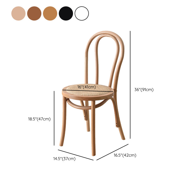 Speisesaal Armless Essstuhl offener Rücken