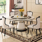 Pedestal Casual Comedor Cocina Muebles para el hogar Mesa de cena redonda