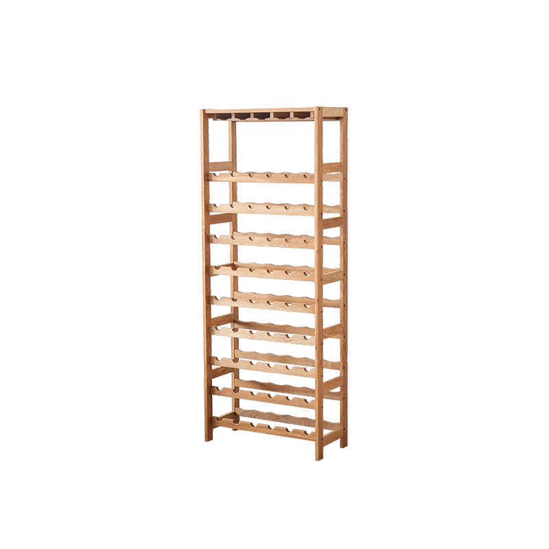 Modern Floor Wine Bottle Rack Solid Wood Wine Bottle Rack for Home Natural Clearhalo 'furn' 'furn_wine_racks' 'Furniture' 'Kitchen & Dining Furniture' 'Wine Racks' 'wine_racks' 7409786