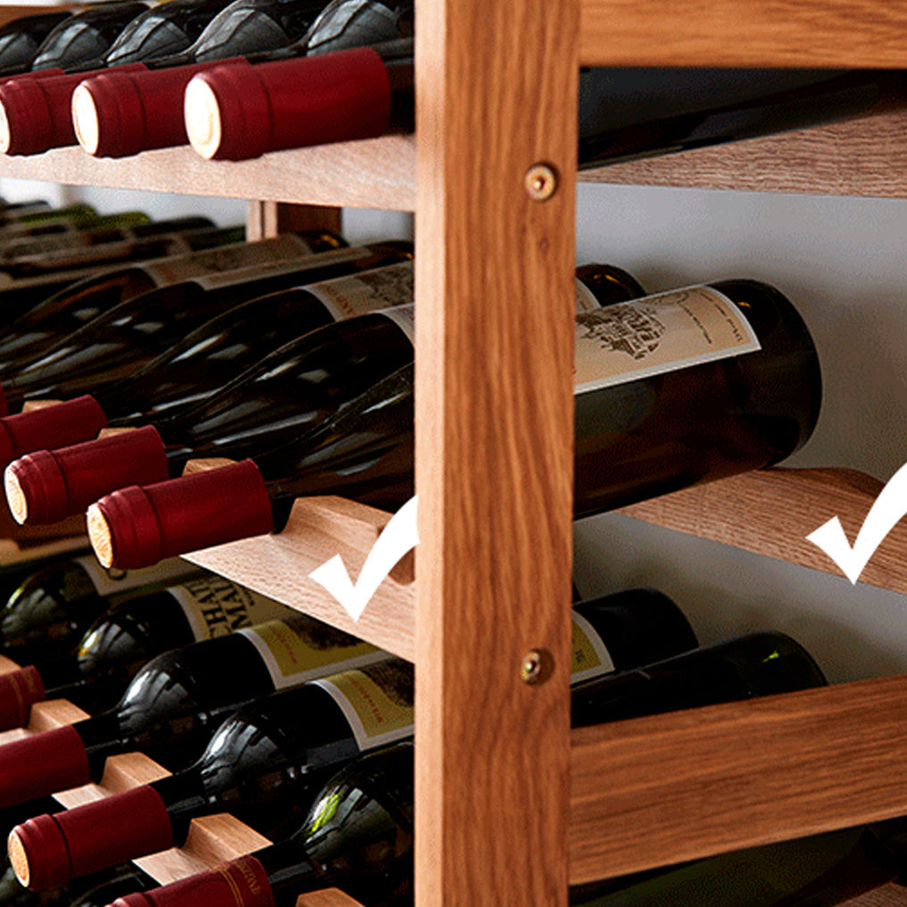 Modern Floor Wine Bottle Rack Solid Wood Wine Bottle Rack for Home Clearhalo 'furn' 'furn_wine_racks' 'Furniture' 'Kitchen & Dining Furniture' 'Wine Racks' 'wine_racks' 7409790